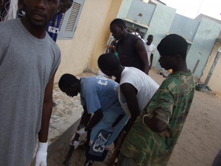 preparation du gamou prevu le 09/Aout 2008