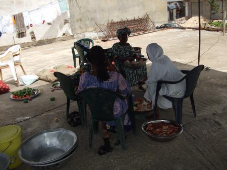 preparation du gamou prevu le 09/Aout 2008